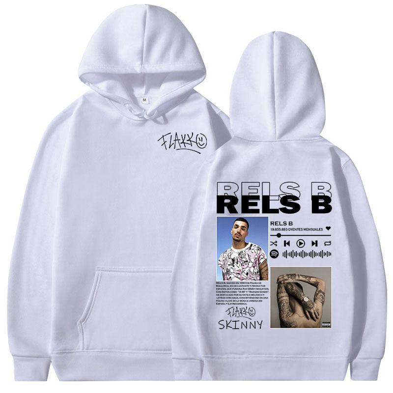 Rels B Skinny Flakk Graphic Print Merch Hoodies Men Women Clothing Fashion Hip Hop Sweatshirts Oversized Long Sleeve Hoody Tops