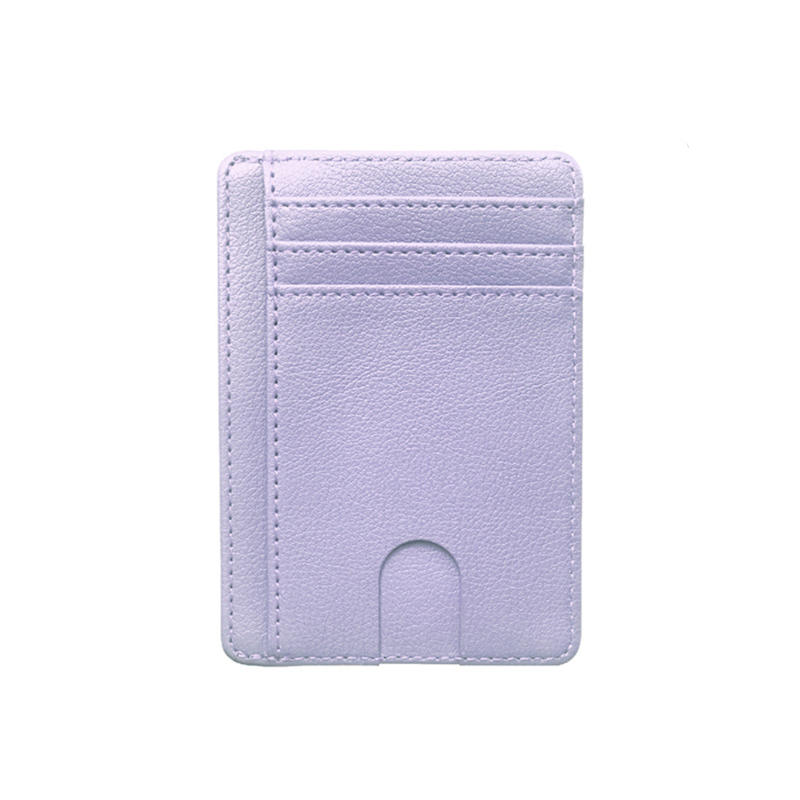 Ultra Thin Leather Credit Card Holder Fashion Multi Card Portable Business Wallet for Men Women Daily Use Pocket