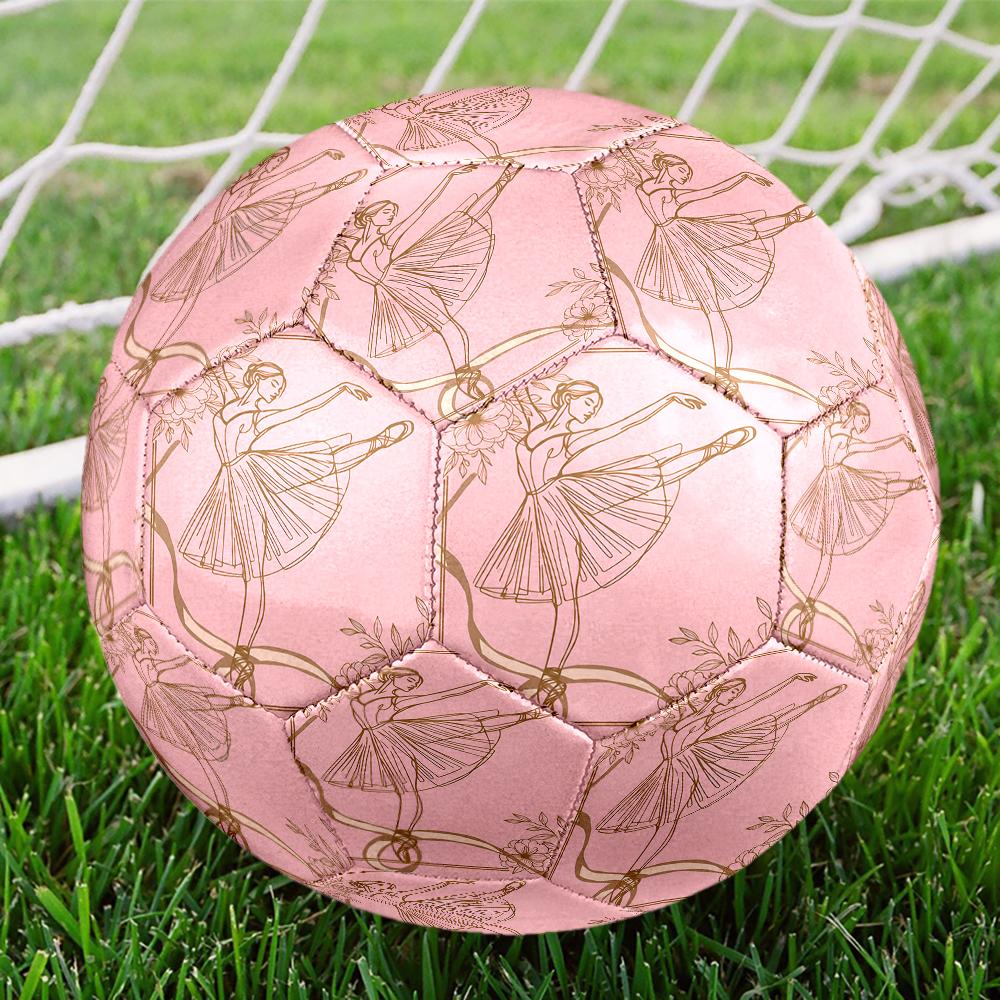 Pallone da Calcio a Tema Balletto Taglia 5, Adatto Sia per Partite Indoor che Outdoor, un Regalo Adatto a Tutti.
