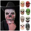 Realistic Halloween Skull Masks Adjustable Scary Skull Headgear  for Women Men