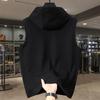 Plus Size 5XL-11XL Fashion Autumn Winter Oversize Warm Sleeveless Vest Men Outerwears Thick Faux Fleece-lined Men's Jacket Hooded