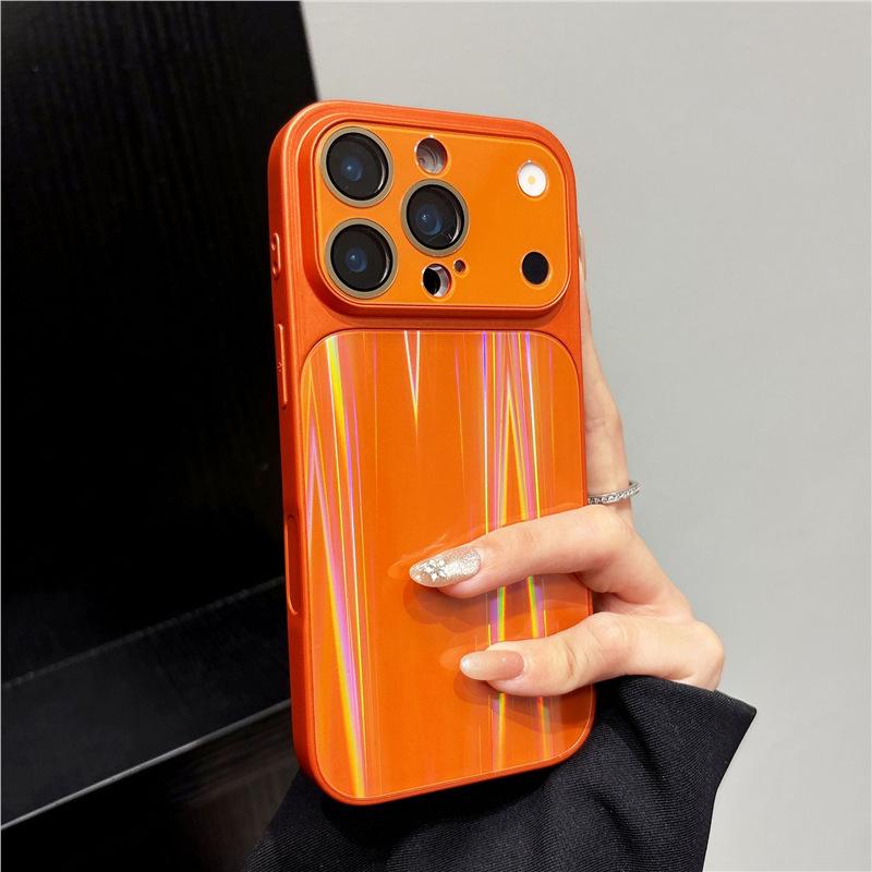 Apple 17Promax Aurora Laser Case with Full Coverage and Anti-Drop Protection for iPhone 16 Lens
