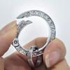 One-touch Cubic O-ring Car Key Ring Keychain Accessories