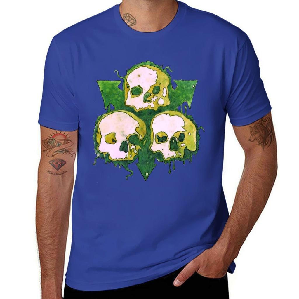 Death Guard Chaos Skulls T-Shirt Short Sleeve Tee for a Boy Essential T Shirt Summer Tops Mens Vintage T Shirts