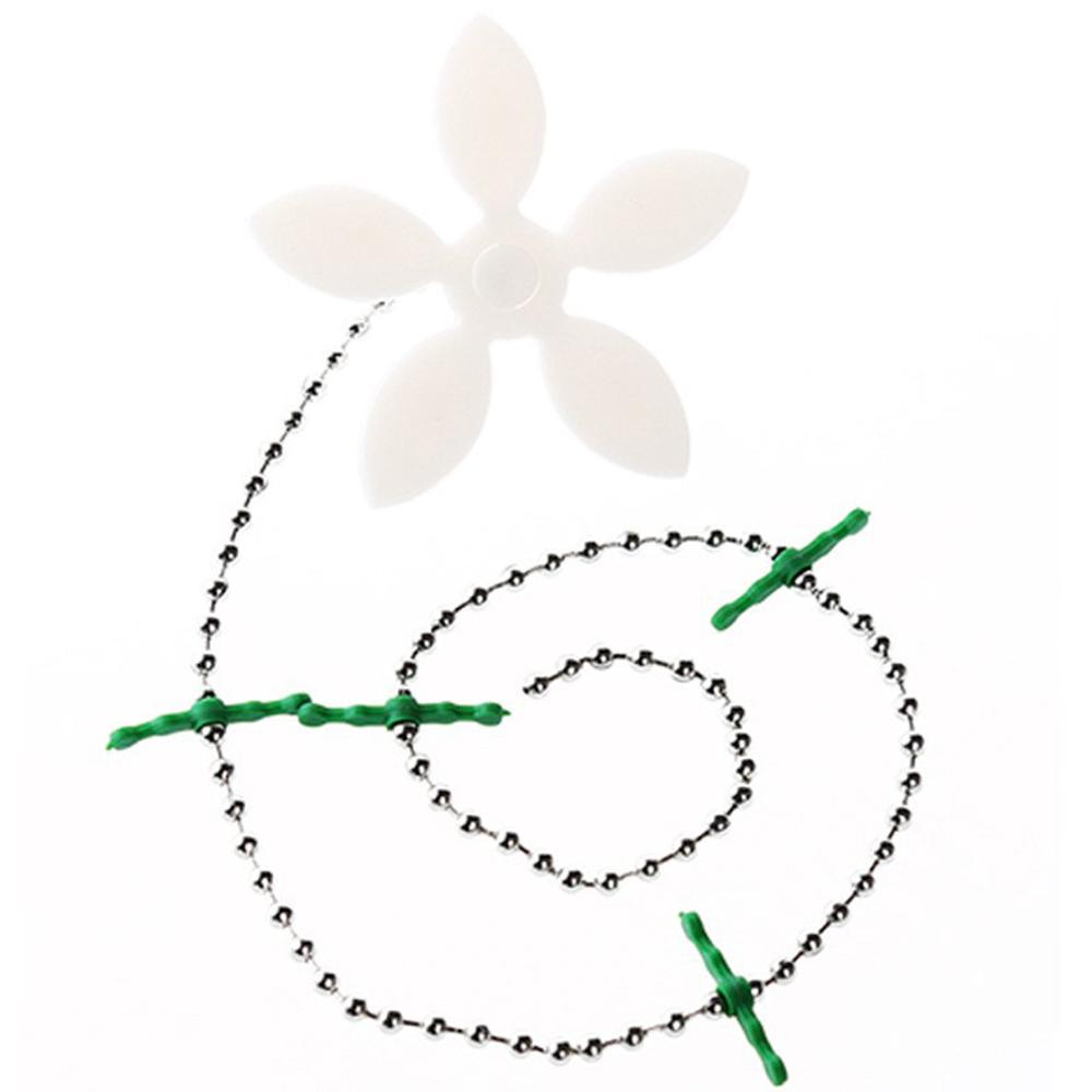 12 Pcs Flower Shape Drain Hair Catcher for Bathroom, Bathtub and Kitchen