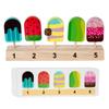 Montessori Color Sorting Recognition Toys for Kids Pretend Food Play Toy Ice Cream and Lollipops Matching Game Logical Thinking