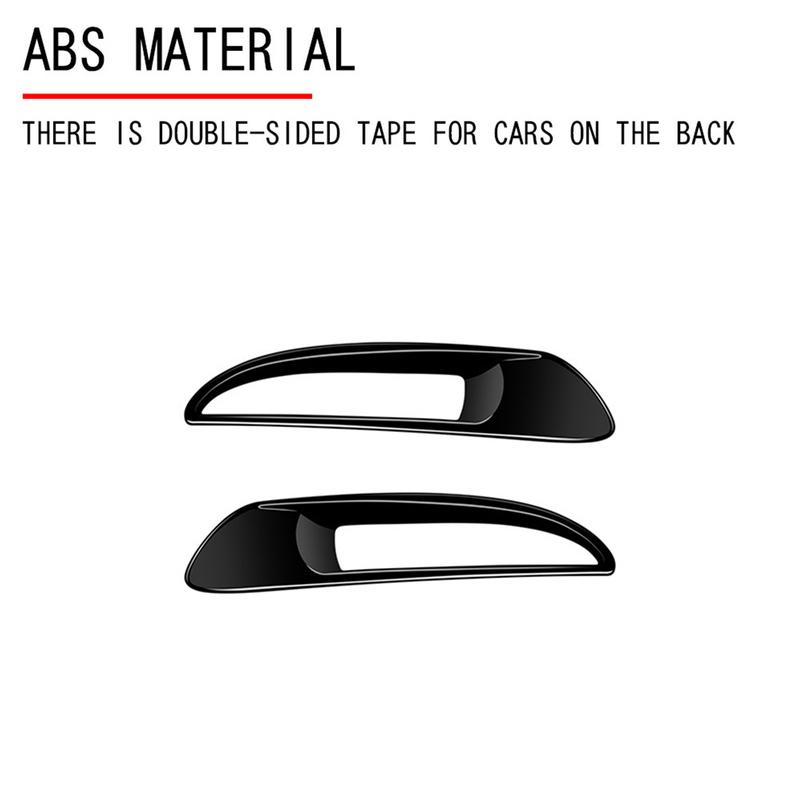 For Mazda CX‑5 2026‑2028 LHD RHD Car Rear Fog Light Eyebrow Trim Fog Lamp Cover Decor Exterior Accessories