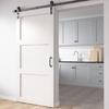 Commercial Residential Vintage Carbon Steel Door Handle Rustproof Construction Quick East Setups Assembly Daily Use