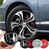AAADF1 4Pcs 58/69MM Car Wheel Center Cap Hub Covers Badge For Honda City HR-V Jazz Accord Civic CR-V Fit Insight Mugen Typer Vezel RR