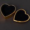 Metal Heart Shape Jewelry Storage Box Organizer Exquisite Earrings Ring Storage Jar Dresser Display Couple Unique Festival Gift