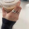 Korean Cross Ring Ins Personality Ring Cold Wind Internet Celebrity Retro Index Finger Ring