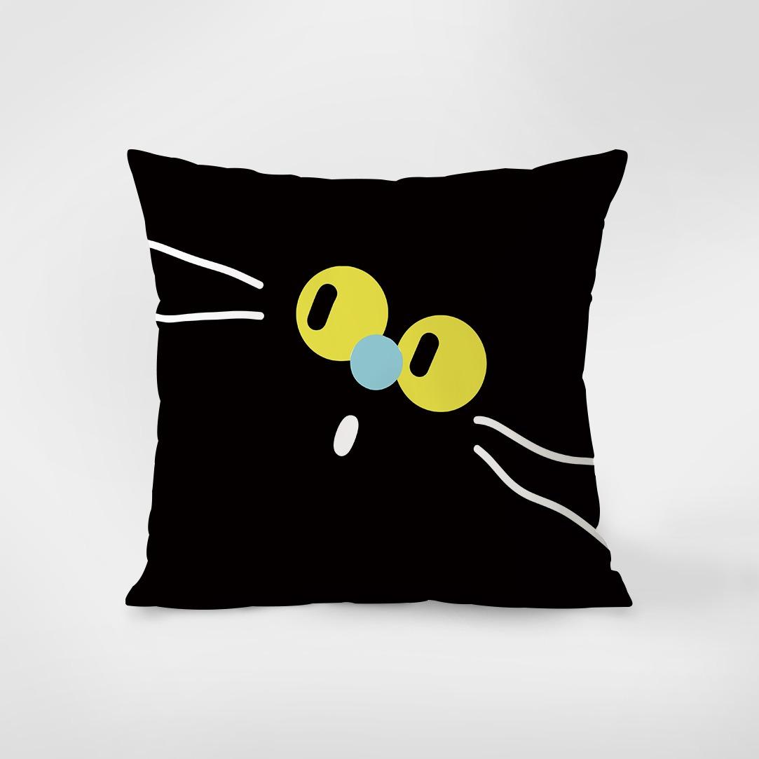 

Креативная наволочка с изображением кота для украшения интерьера офиса гостиной дома наволочка 40x40cm