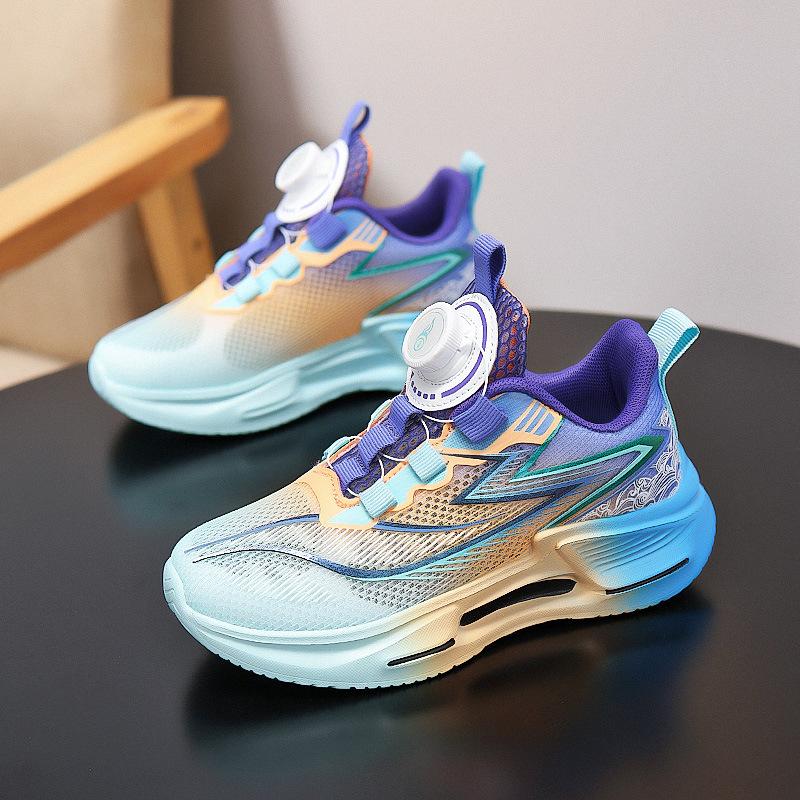 Boys' sports shoes 2025 new spring and summer children's running basketball shoes medium and large children and girls lightweight soft-soled shoes