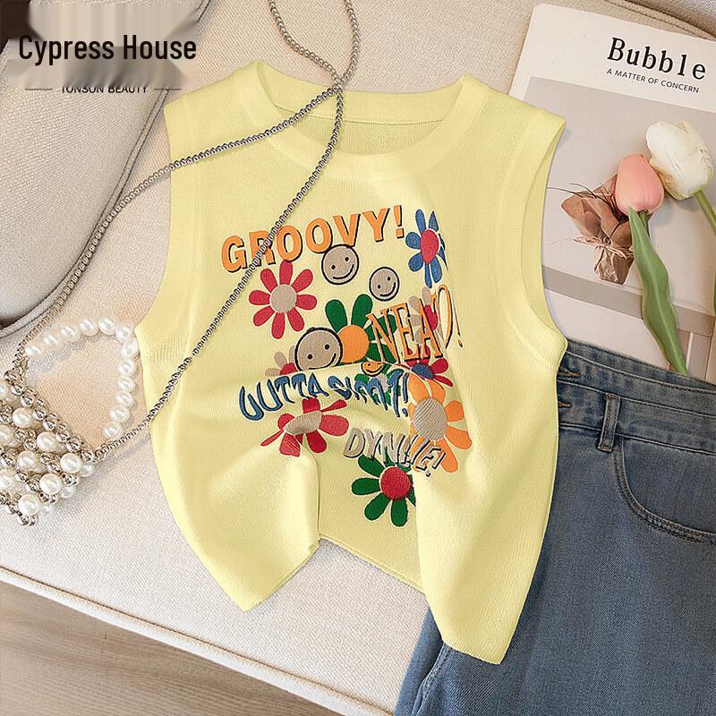 

Women s Printed Pullover Vest One Size