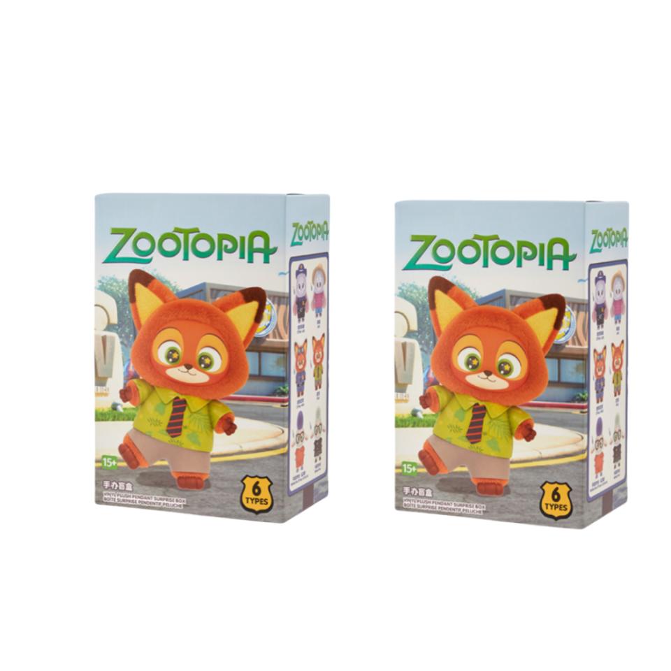 New 100% Zootopia Judy Nick Figure Model Ornament Cartoon Cute Nick Figure Toy Collect Doll Kid Birthday Gift