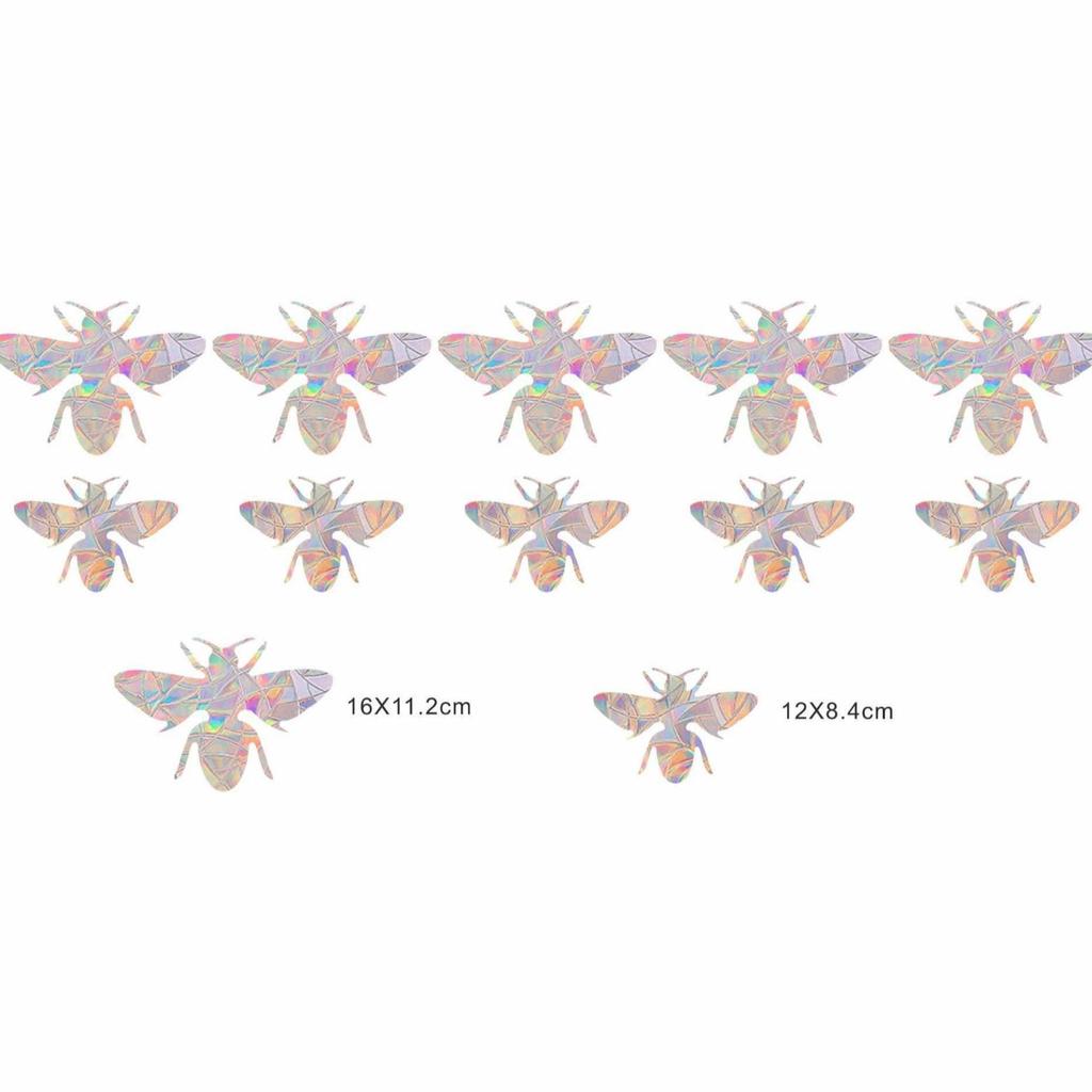Electrostatic Anti-Collision Window Stickers to Prevent Bird Strikes