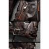 Chinesische Größe Herren schwere Motorradjacke aus natürlichem Rindsleder Oberschicht lässig Vintage Retro Moto Anzug Ledermantel Winter