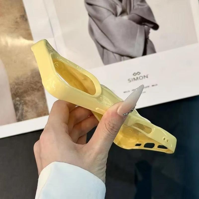 Candy Soft Silicone Wave Fold Pattern Phone Case For iPhone 11 12 13 14 15 16 Pro Max X XR XS 8 7 Plus Shockproof Bumper Cover