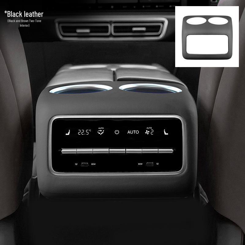 Ideal L8 Original Car Leather Interior Accessories: Central Control Panel, Armrest Box Cover – Same Color Modification.
