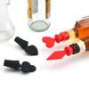 Cork Stopper Fresh Wine Keeper Bottle Plug Poker Shaped Wine Stoppers Silicone Red Wine Bottle Cap