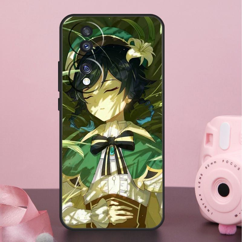 Genshin Impact Venti Case For Honor Magic 7 5 6 8 Pro X9a X9b X9c X9d X8b X8c Win RT 50 70 90 200 400 Lite Cover