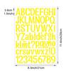 1.5-inch Letter Sticker Multicolor English Alphanumeric Combination Holiday Gift Decoration Waterproof Letter Sticker