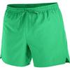 Solid Color Lace-Up Low Waist Three-Quarter Casual Shorts Men Shorts Green C24739