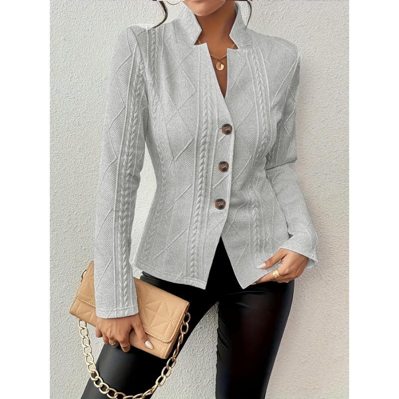 Fashion Long Sleeve Autumn and Winter Women Suit Jackets New Buttons Office Elegant Casual Shirts Loose Slim Fit Simple Female Basic Coats Clothing