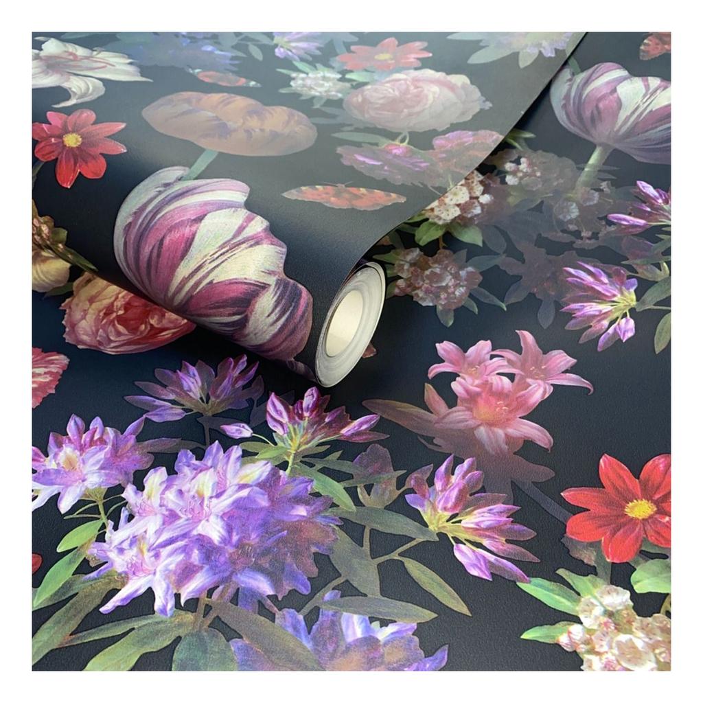 World of Wallpaper Brigette Blumentapete