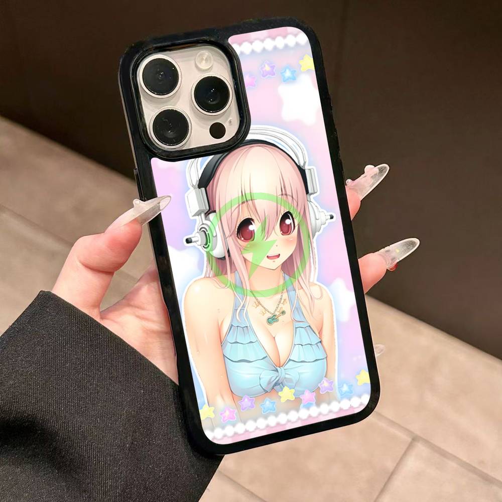 S-sUPER SONICO For Magsafe Magnetic Phone Case Cover For IPhone 11 12 13 14 15 16 17 Pro Max Plus