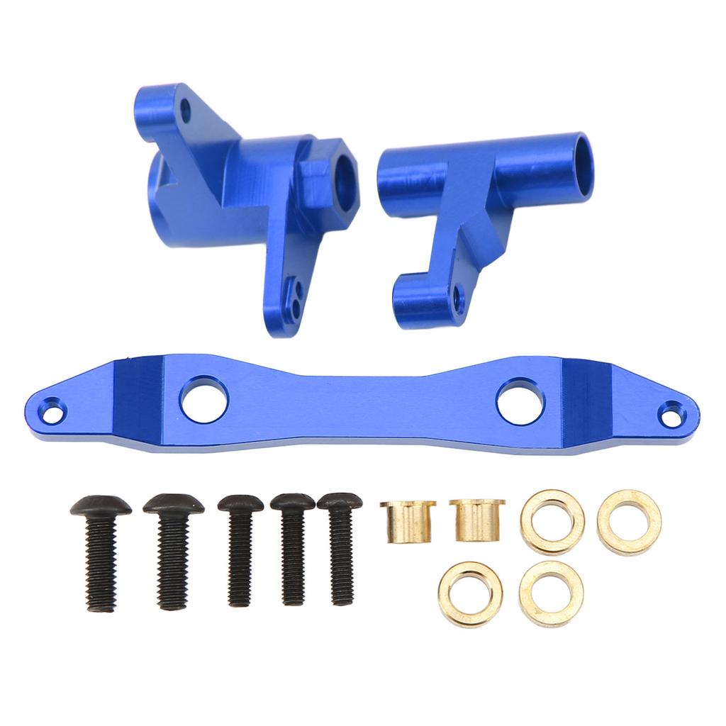 Aluminum Steering Assembly High Strength Lightweight Replacement Steering Set for Racing 1Celsius6 RC Car
