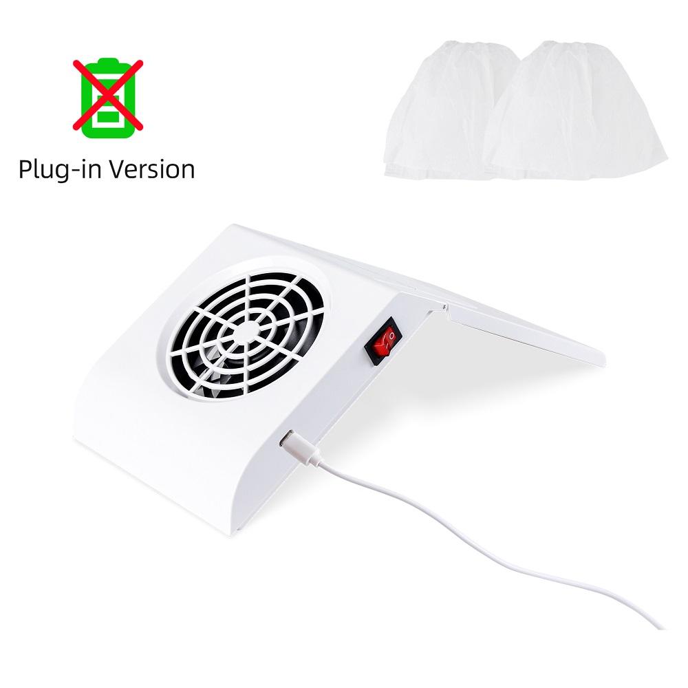 

Беспроводной пылесос для ногтей Складной экстрактор пыли для ногтей Мини Перезаряжаемый пылесос для ногтей Вентилятор Машина для маникюра для нейл-арта