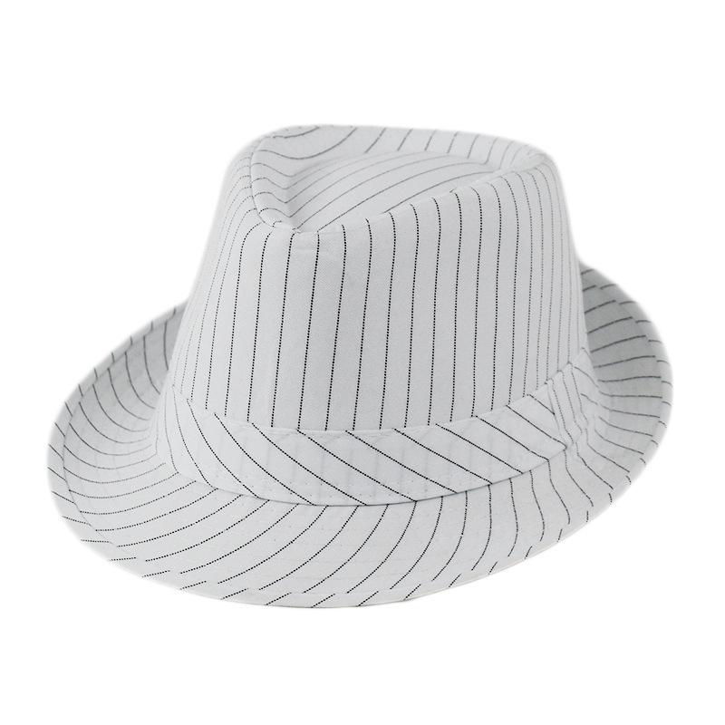 Cappelli Fedora Estivi per Uomo Mezza Età Cappellino Lino Panama Monocolore Jazz Cappello Cowboy Uomo Donna Festa Britannica Cappello da Sole