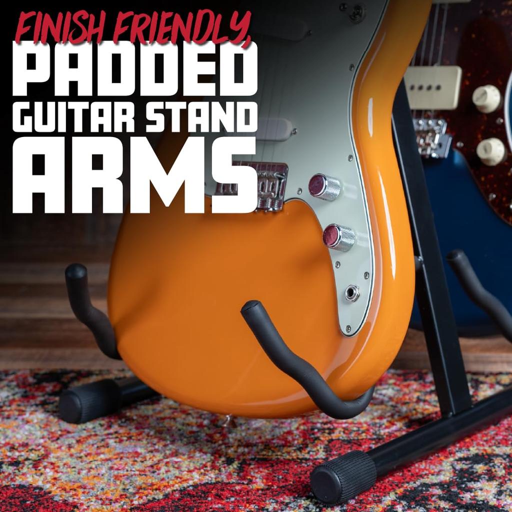 GATOR Frameworks Folding Guitar ROK-IT RI-GTRAU2X Two-Piece Stand, A-Type