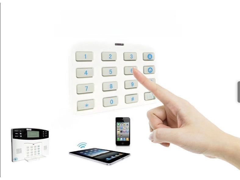 Tuya Smart Fler-språklig LCD WiFi & 4G Alarmsystem med App-kontroll