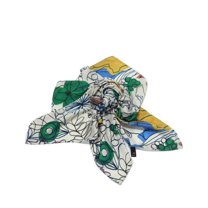 V`s Atelier Printed Scarf