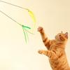 New Cat Teaser Stick Toy Interactive Bell Squeaky Simulated Dog Tail Kitten Toy Training Bite-resistant Cat Toy Supplies