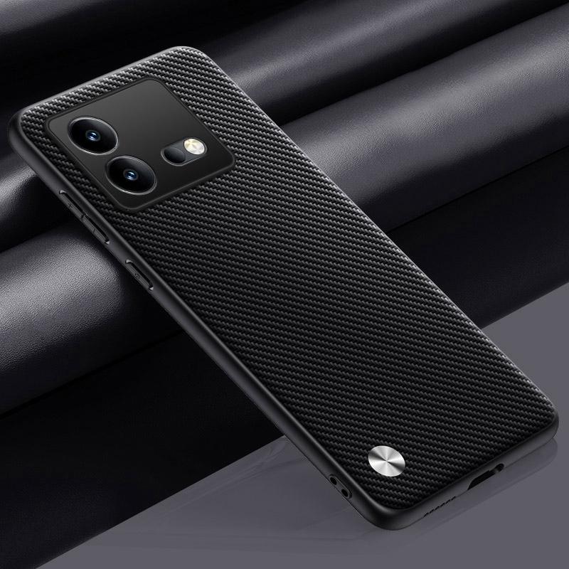Luxury Leather Phone Case For Vivo iQOO Neo 8 Pro Neo8 5G Matte Cover Silicone Protection Case For iQOO 8 Pro iQOO8 8Pro Coque