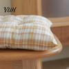 Warm Seat Cushion for Hard Chairs Plaid Chair with Ties, Soft Cozy Dining Pad, 16 High Elastic X Inch Non-slip Pad Home Office Chair, Dormitory