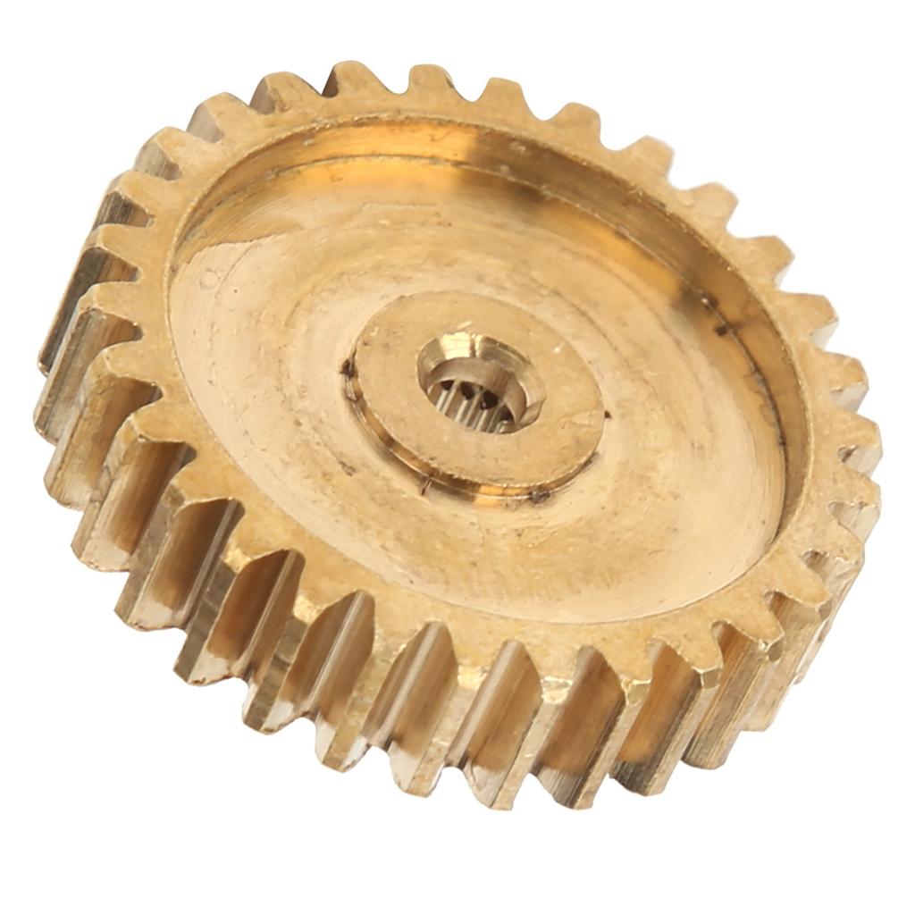 Spur Gear Brass 30 Tooth for Servo 25 Tooth Spline 0.8 Mod Industrial Robot Part 4305?0025?0030