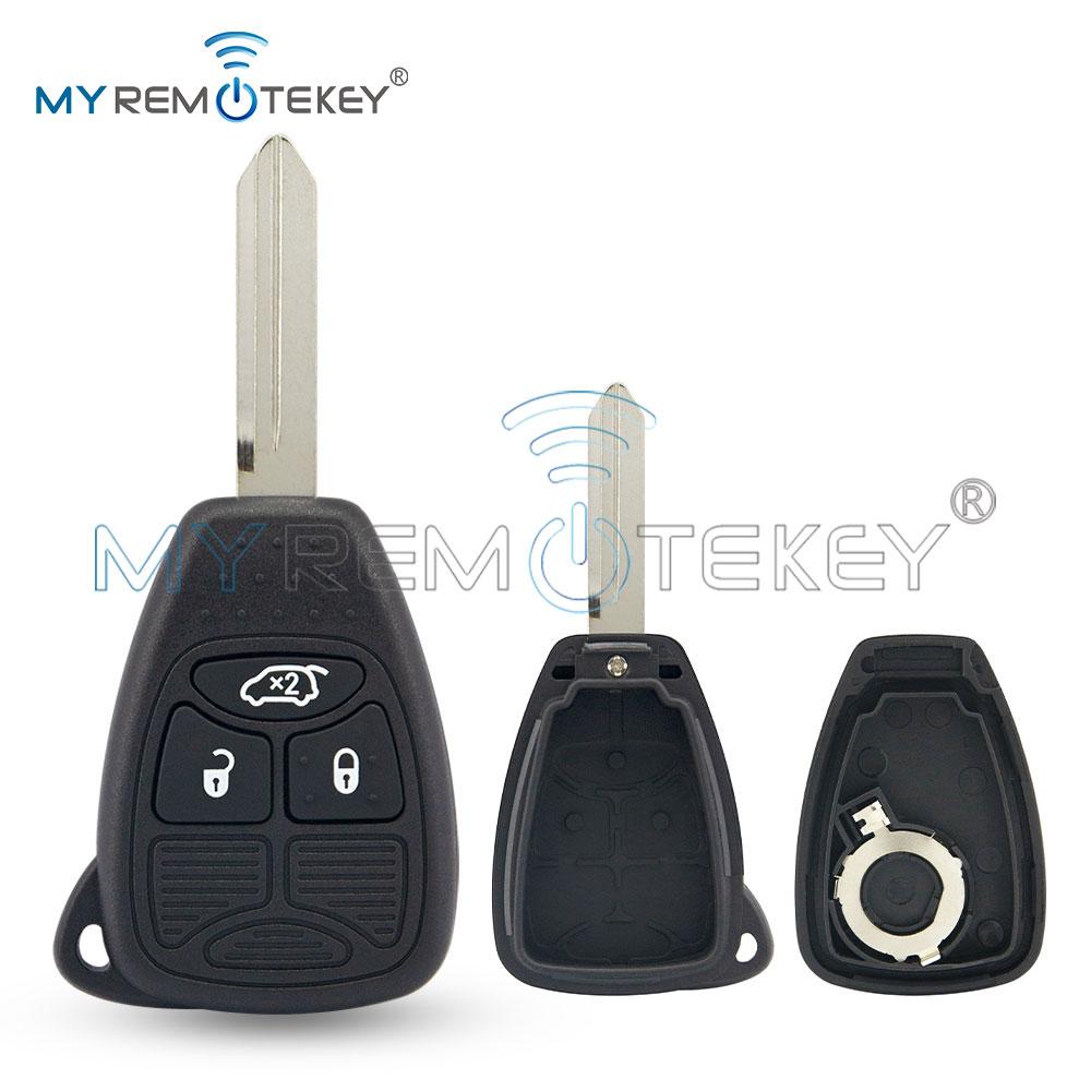 MYREMOTEKEY Remote Car Key Shell Case Fob for Chrysler Pacifica Aspen 300 Dodge RAM Caravan Jeep Commander Grand 2/3/4/5/6Button