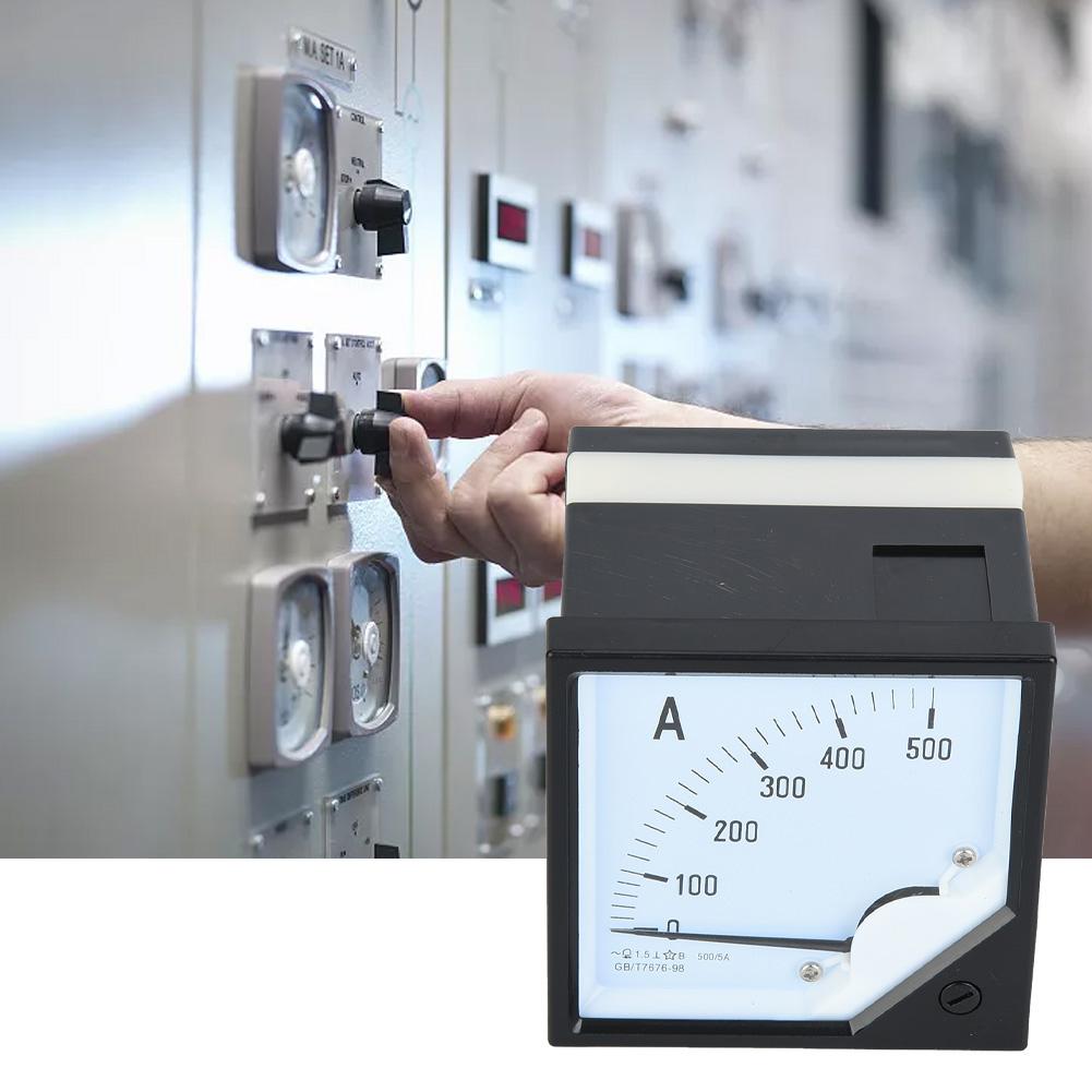 Kwadratowy miernik amperomierza 500A Klasa 1.5 Dokładność Mierniki prądu testowego Detektory