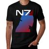 Mass Effect Dual Black Tshirt Antiwrinkle Short Sleeve Tshirt