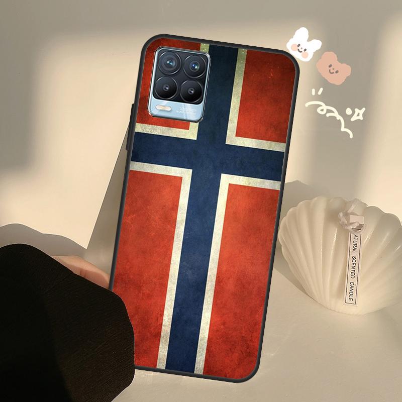 

Norway Flag Case For Realme C63 C61 C55 C51 C53 C25 C65 C67 C71 C75 11 12 13 14 15 Pro Plus GT6 GT7 Pro Realme 14 Pro Plus