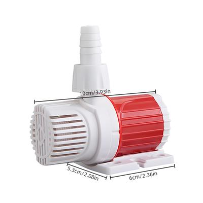 Aquarium Pump 20W 1000-1200L/H 12V High Submersible Pump 16.t Quiet Lift Brushless Pump for Aquarium Fountain