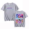 New K-Pop Demon Hunters Print T-shirts Women Men Summer Cool Short Sleeve Female Casual T-shirts Round Neck Tops