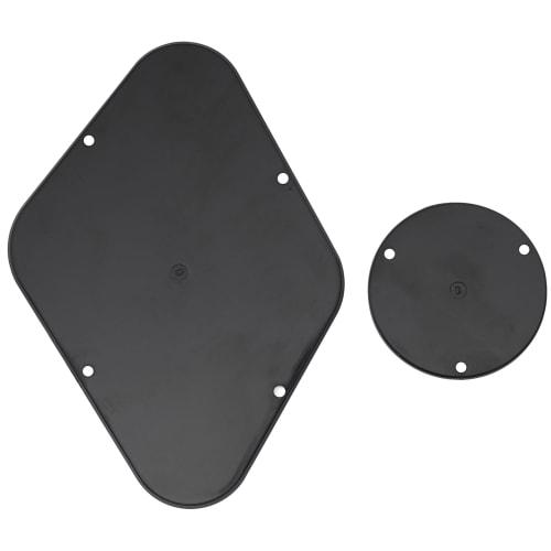 Musiclily Pro LP-Type Backplate Set with Control Cavity, Made in China, for Epiphone Les Paul Electric Guitars, 1-Ply Black
