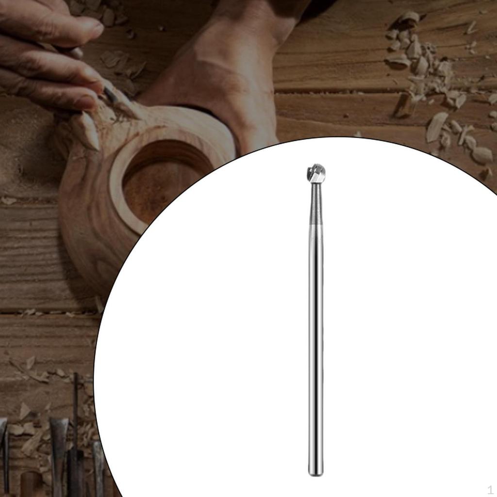Ball Burr Carving Tool Multifunctional for Wood Simple Precision Cutter Head Professional