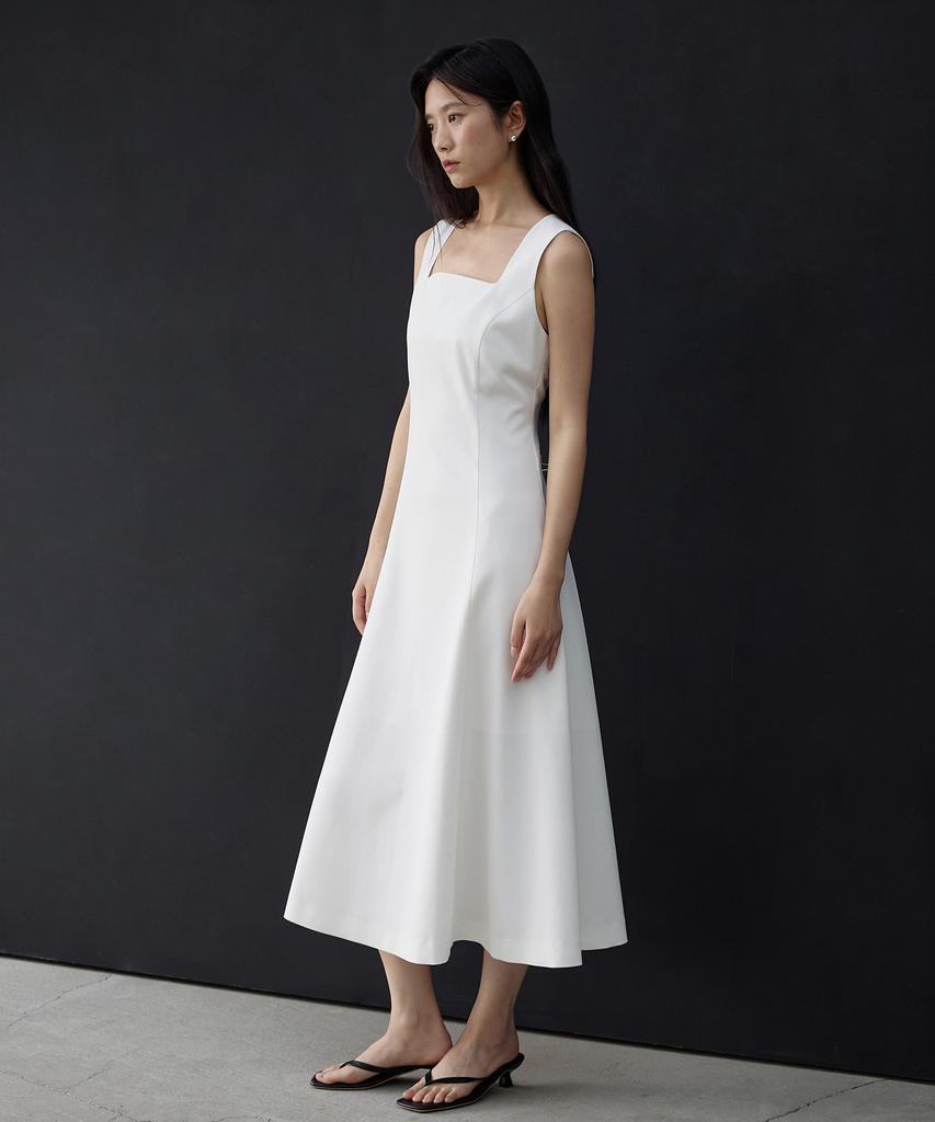 ARTID Flare Sleeveless Long Dress_Black