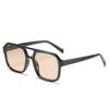 Fashion Pilot Sunglasses Women Vintage Double Bridges Yellow Lens Sunglasses Female Shades Lady UV400 Glasses Trendy